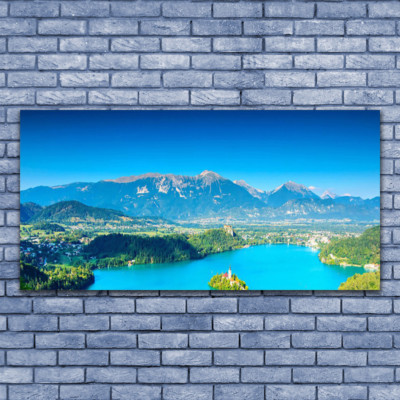 Impression sur verre Image Tableau 140x70 Paysage Mer Plage
