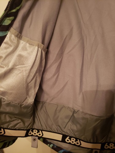 NWT 686 Mannual Snowboarding Ski Jacket Women's Medium Gray Blue Green  - Picture 6 of 7