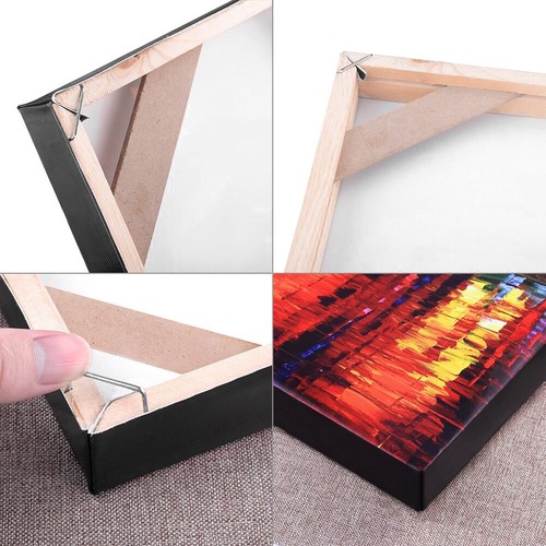 Art Canvas Stretcher Bar DIY Picture Natural Solid Wood Frame Stretching Strip - Picture 6 of 84