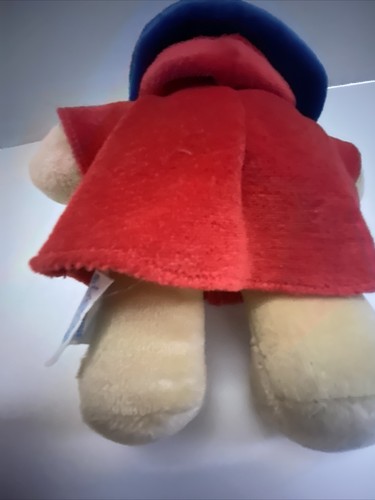 Oso Eden Paddington de colección 8" abrigo rojo de felpa sombrero azul juguete de peluche - Imagen 7 de 9