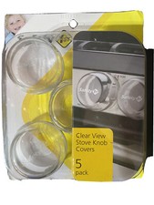 New Safety 1st Clear View Stove Knob Covers - Pack of 5