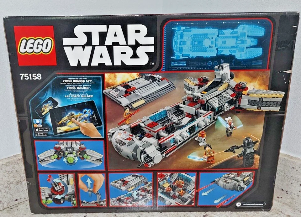 NUEVO SELLADO LEGO Star Wars: Rebel Combat Frigate (75158) Foto 2 de 4