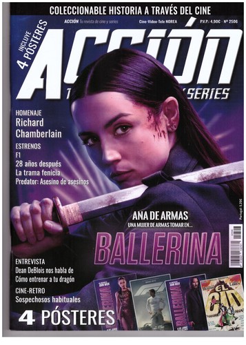 ACCION MAGAZINE: ANA DE ARMAS / CSI / WILLIAM PETERSEN / WILLIAM HARTNELL / REED