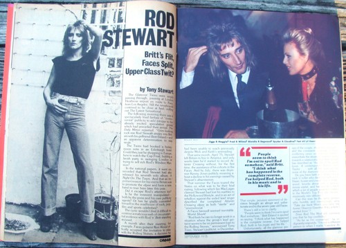 Creem Magazine Sept 1976 Rod Stewart Kiss Alice Cooper Zappa Elton Zeppelin - Picture 6 of 8