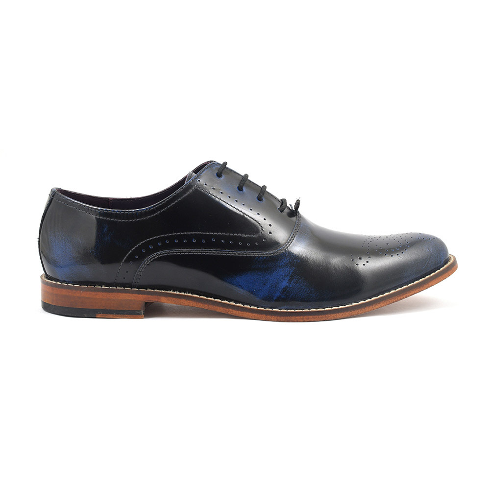 Gucinari VERNICIATA robuste Scarpe in pelle Oxford Slip On On On formale da uomo cb9f0d Gucinari VERNICIATA robuste Scarpe in pelle Oxford Slip On On On formale da uomo cb9f0d