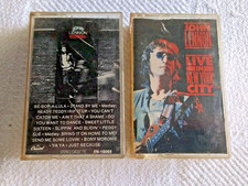Lot Of 2 John Lennon Cassettes- Rock And Roll/ Live In New York City