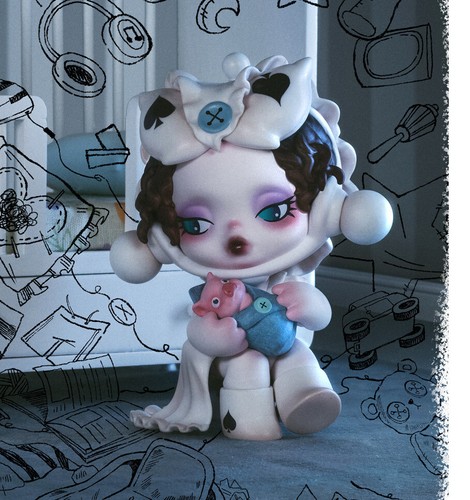 AUTHENTIC SKULLPANDA EVERYDAY WONDERLAND SERIES CONFIRMED TREND ART TOYS GIFT - Picture 14 of 19