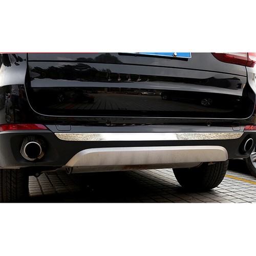 For 2014-2018 BMW X5 F15 Stainless Steel Rear Bumper Lip lower Cover Trim Strip - Picture 2 of 8