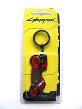 New Jinx Cyberpunk 2077 Rev It Up Metal Keychain Official Licensed Key Ring