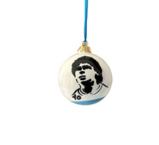 Maradona Handmade Ceramic Christmas Balls