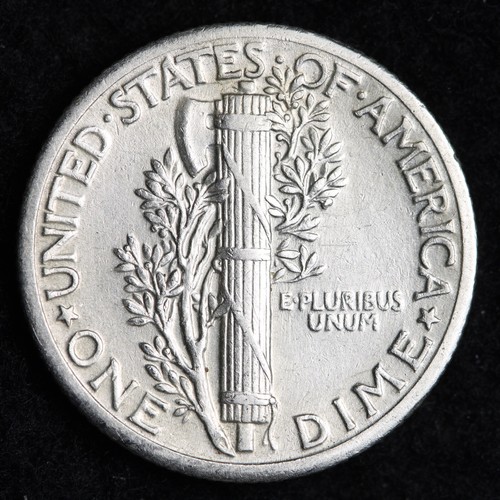 1934 Mercury Silver Dime Nice AU FREE SHIPPING - Picture 2 of 2