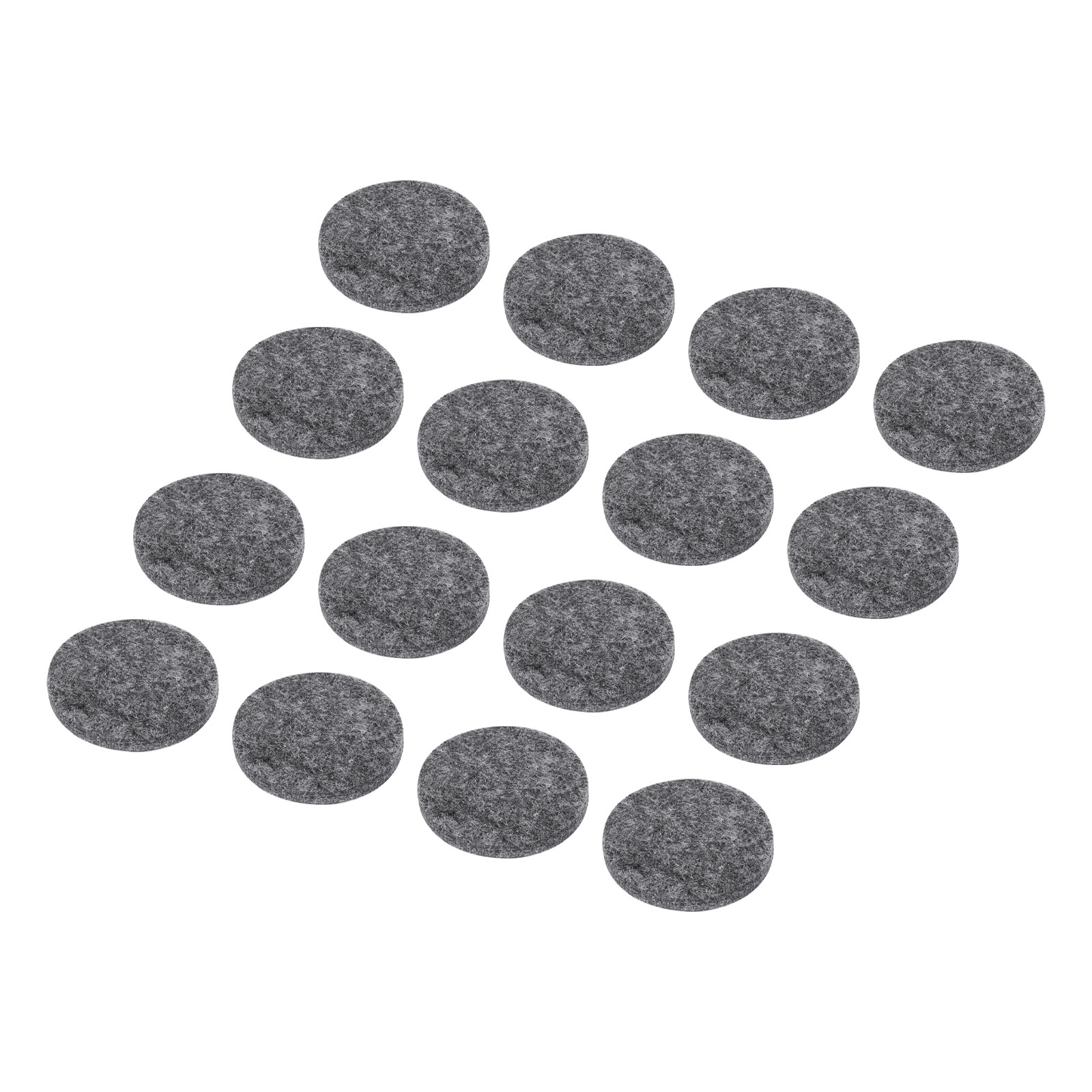 24pcs Felt Furniture Pads, 1.57 Inch Round Small Felt Protectors Dark Gray
