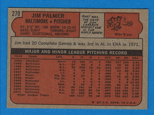 1972 Topps Baseball High Grade U-Pick to complete your set - 第 301/451 張圖片