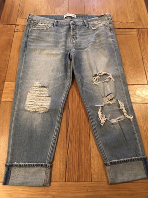Abercrombie ripped jeans Clearance