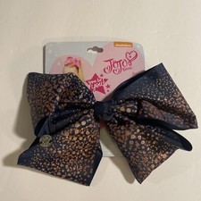 JoJo Siwa Signature Collection Basic Blue Hair Bow Clip - 7  Large Size Bow New