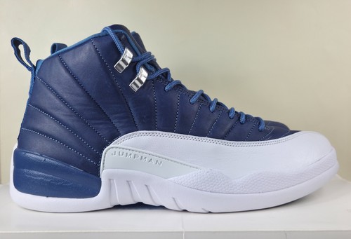 Air Jordan 12 Retro Indigo Herren Größe 13 Schuhe 130690-404 mit Originalkarton