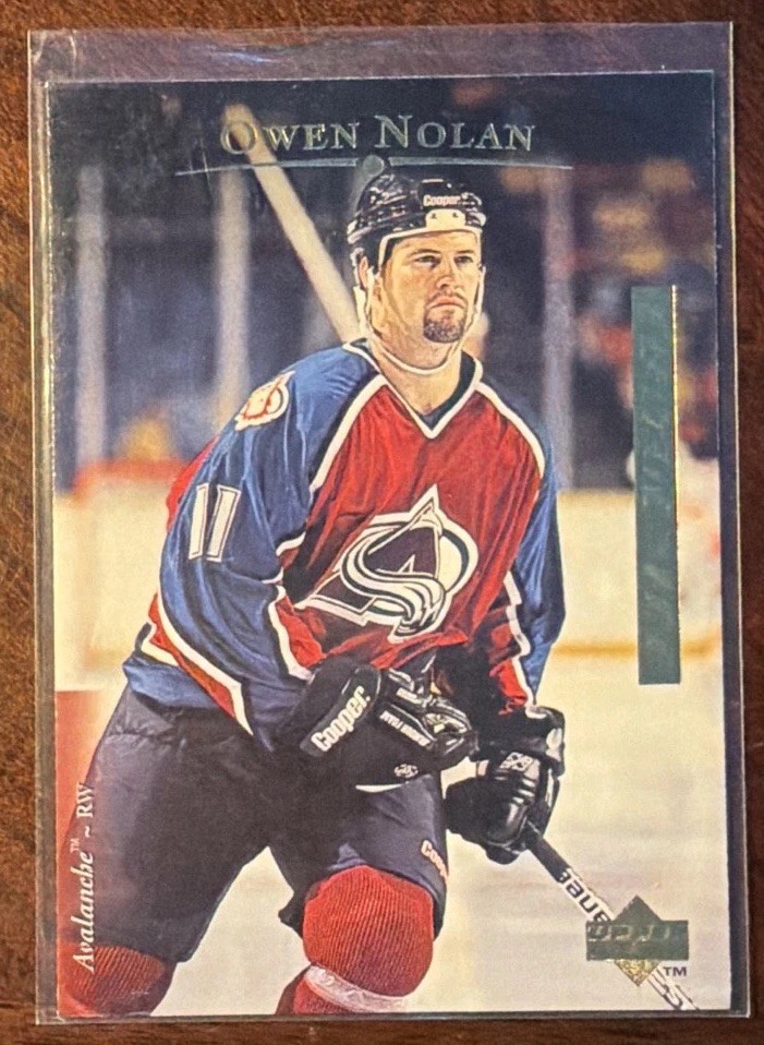 Owen Nolan Colorado Avalanche 1995-96 Upper Deck Electric Ice Gold #176