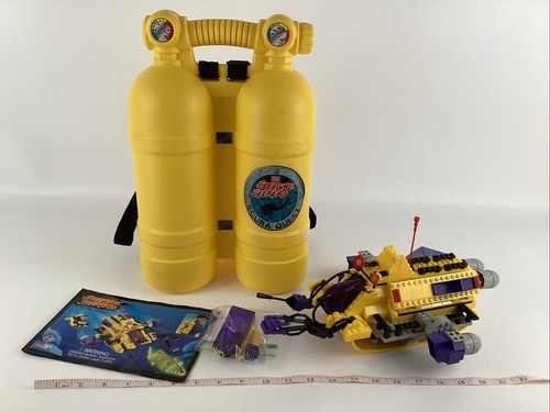 Mega Bloks Creature Seekers Scuba Quest 1998 Vintage #9105 Backpack Complete - Picture 23 of 23