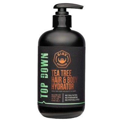 GIBS Grooming Tea Tree Hair Body Hydrator Top Down 12 oz