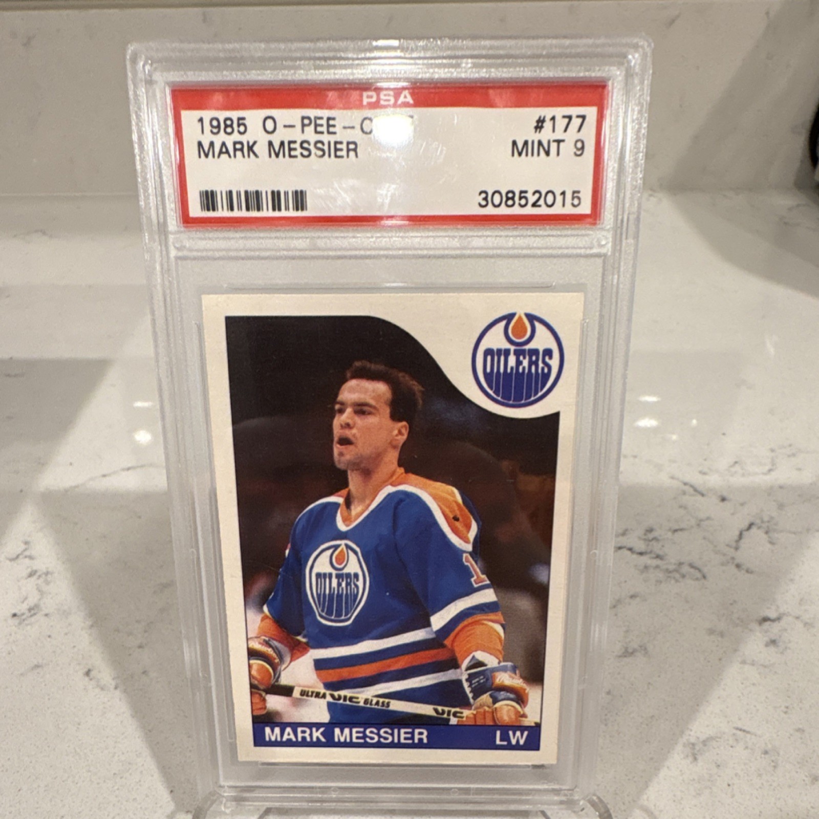 O-Pee-Chee 1985-86 Mark Messier #177 PSA 9 Edmonton Oilers Base Set