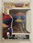 FUNKO POP TELEVISION 567 MASTERS OF THE UNIVERSE STRATOS FIGURE with PROTECTOR
