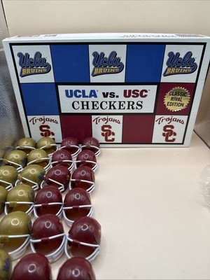 UCLA Bruins Vs. USC Trojans Collegiate Checkers Classic Rival Edition
