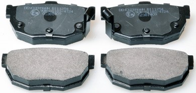 Hinterachse Denckermann B111254 Bremsbelagsatz, Scheibenbremse FüR Hyundai,Kia-image