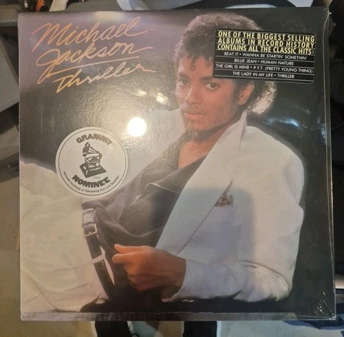 Michael Jackson Thriller Original Factory SEALED Packaging & HYPE Stickers 1982