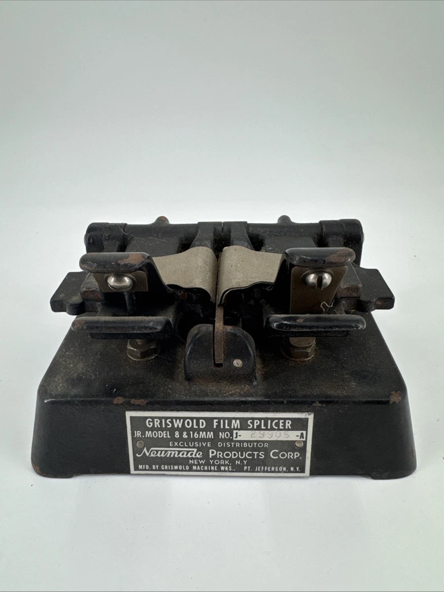 Vintage Griswold Film Splicer Jr. Modèle 8 mm et 16 mm