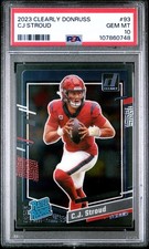 2023 Panini Clearly Donruss #93 CJ Stroud RATED ROOKIE PSA 10