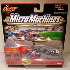 Micro Machines NASCAR Dueling Drivers Gordon vs Wallace NIP RARE HARD TO FIND