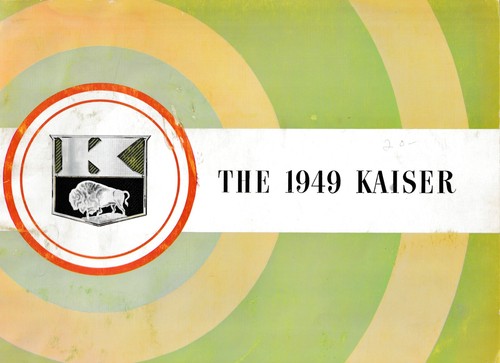 Book 1949 Kaiser Virginian Deluxe Special Sedan color catalog printed 1948