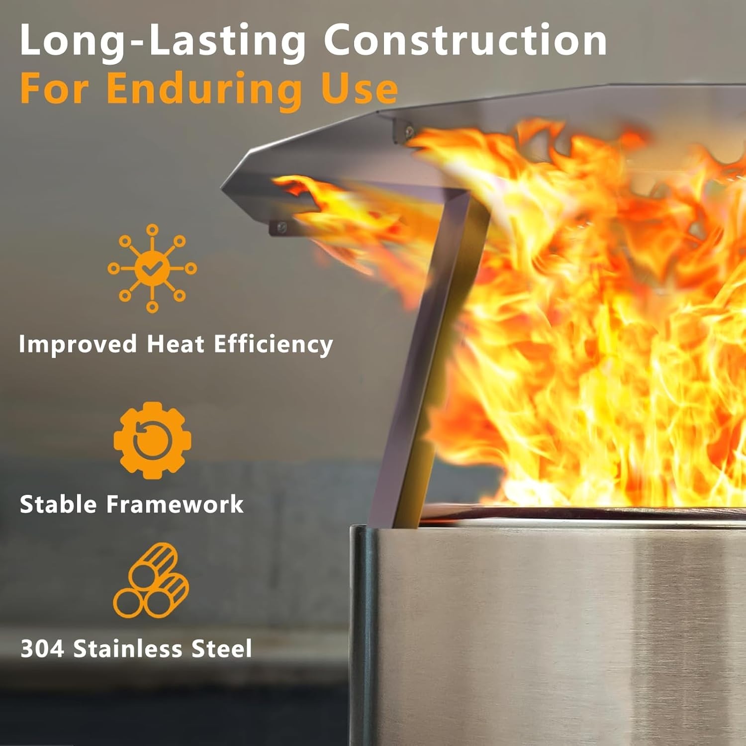 Heat Deflector for Solo Stove Bonfire1.0/2.0 and Other 19.5" Fire Pit - Accessor