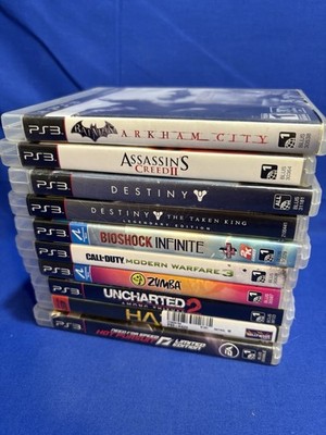 Lot of 10 PS3 Games PlayStation Batman Destiny Bioshock Call Of Duty Uncharted 2