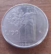 100 LIRE PICCOLI MINERVA 1990 - #7