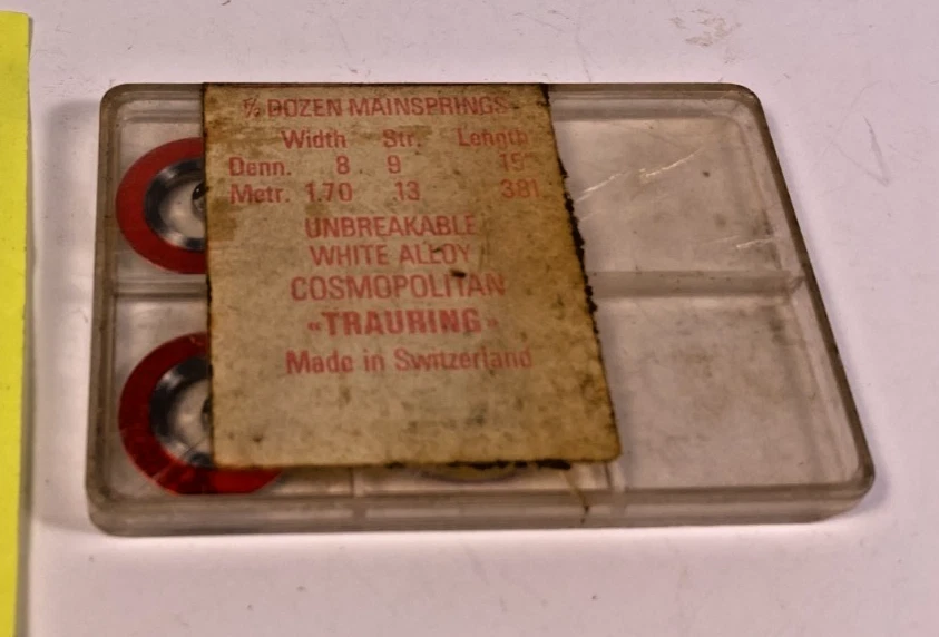 LOTE de 3 relojes de bolsillo Waltham resortes principales 0s 2228 agujero aleación blanca - Nuevo lote #46 Foto 2 de 4