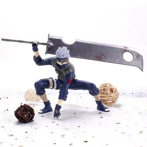Anime Naruto Kakashi Hatake Figures NARUTO Accessories Action Figure Model 15cm - Picture 1 of 7
