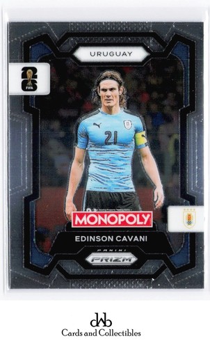 2026 Panini Prizm Monopoly FIFA World Cup Edinson Cavani #70 card