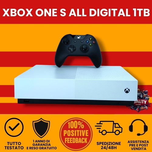 Microsoft Xbox One S All-Digital 1TB Console Joystick GARANZIA SPEDIZIONE 24/48H - Afbeelding 2 van 11