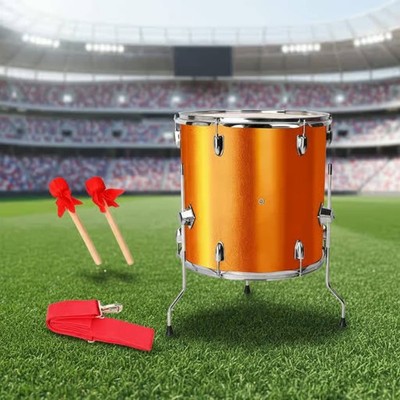 16 Inch Cheering Drum Easy to Carry Audience Encouragement Drum Set