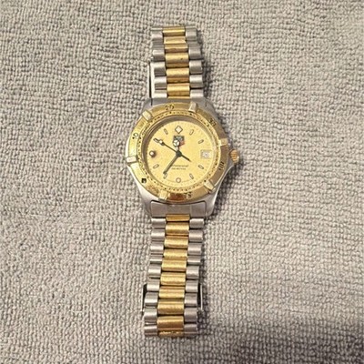 TAG Heuer Professional 200m Two-Tone Stainless Steel Men's Wristwatch Swiss Made
