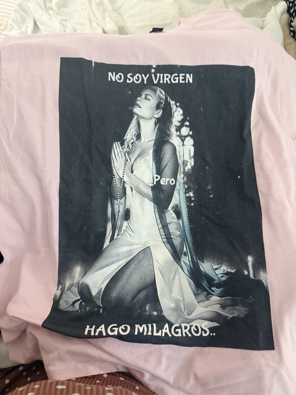 Funny Shirt “Im Not A Virgen But I Do Miracles”