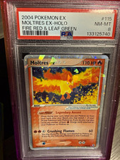 2004 Pokemon Moltres ex Holo EX FireRed & LeafGreen 115/112 PSA 8