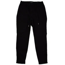 Judy Blue Denim Joggers Women's 11/30 Black Drawstring Stretch Comfort