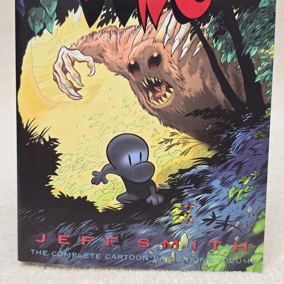 BONE Completo Desenho Animado Épico Um Volume Livro Jeff Smith Variante Capa Macia RARA - Imagem 3 de 4