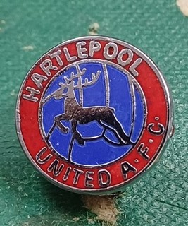 RARE England Hartlepool United FC Football Club Enamel Pin Badge