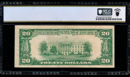 AC 1928 $20 Chicago FRN PCGS 25 Fr 2050-G NUMERICAL - Picture 2 of 2