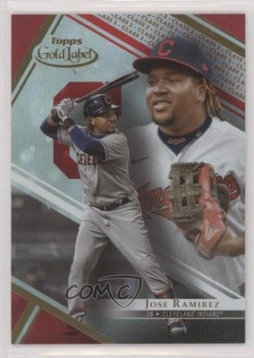 2021 Topps Gold Label Class 2 Red 30/50 Jose Ramirez #44 1jp8