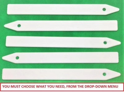 REMI TOOLS LTD PLASTIC PLANT LABELS POT STICKS LABEL SEED TRAY MARKER 15CM (6”) 5-2500 PACKS