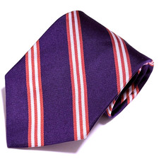 Brooks Brothers Makers Tie Repp Preppy Dapper Sharp Stylish Ivy League Academia